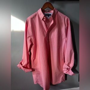 Tommy Hilfiger Men's Gingham Dress Shirt Regular Fit - You’re Kenough :)